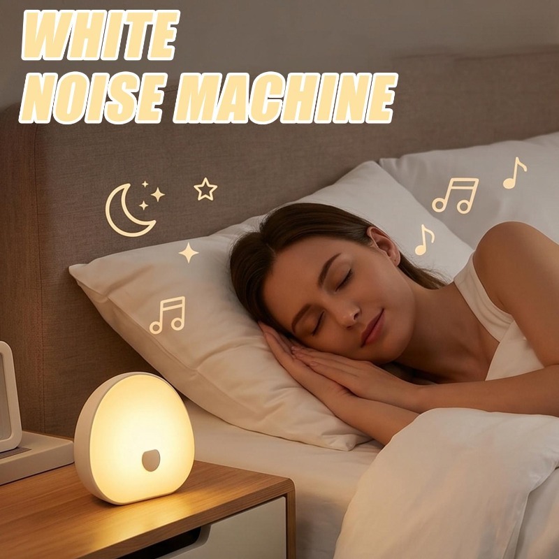 White Noise Machine Sleep - RGB Slaap Witte Ruis Machine met