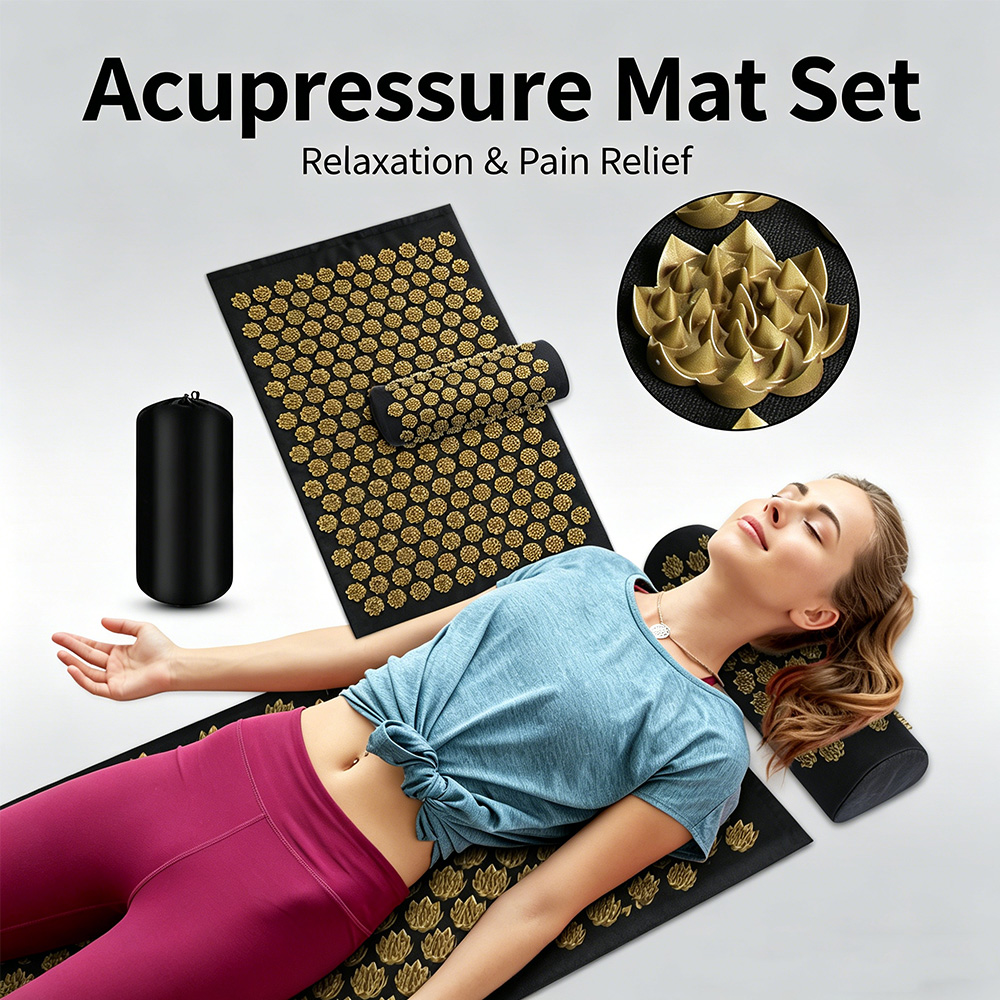 Acupressure Mat Set - Kuznetsov's Applicator Acupressuurmat Kussenset, Lotus Spike