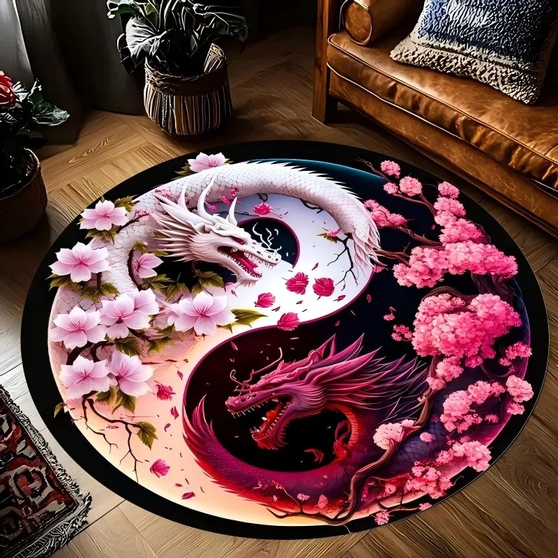 Acupressure Mat Set - Dragon Yin Yang Mat voor Decor,