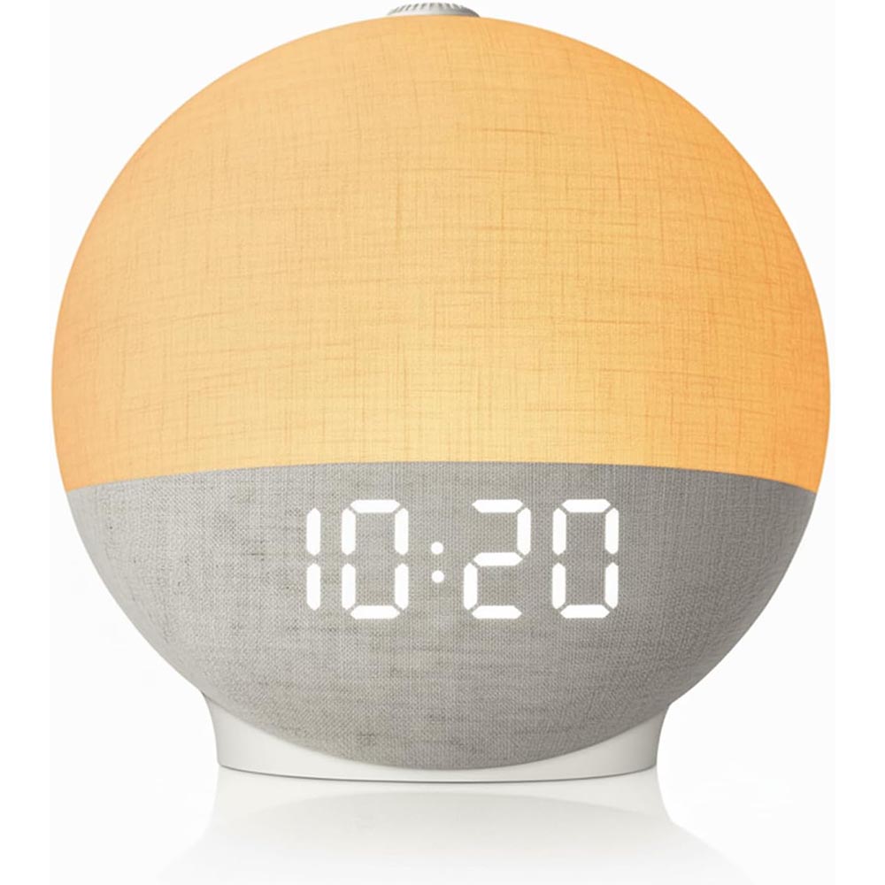 White Noise Machine Sleep - Wake Up Light Sunrise Wekker White