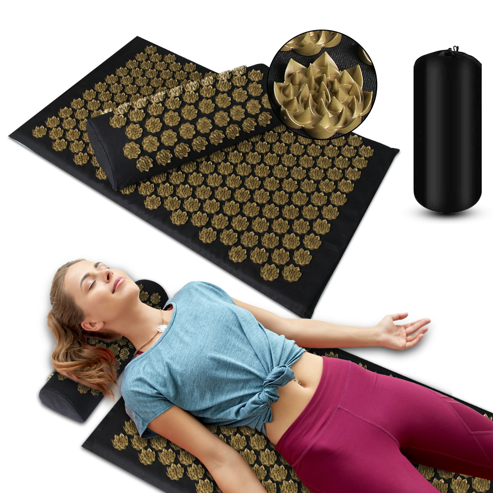 Acupressure Mat Set - Massagekussen Yoga Acupressuurmat Acupunctuur Massagemat Verlichten