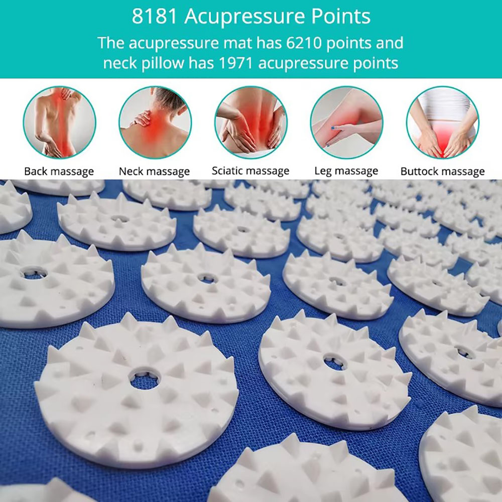 Massagekussen, massagemat voor - Acupressure Mat Set recensie en prijs