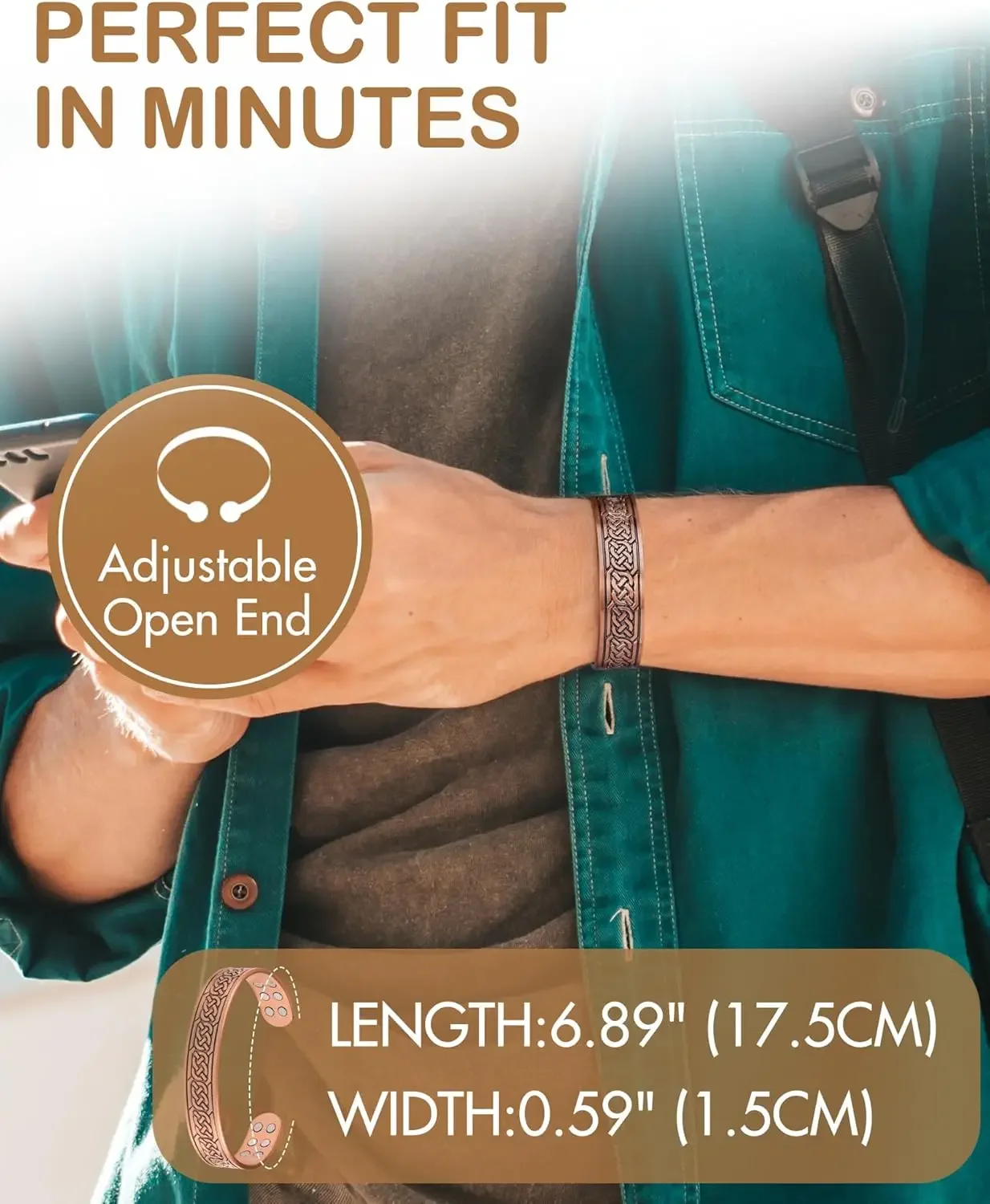 ARADOO Vintage puur koperen ma - Health Wellness & Psychology recensie en prijs