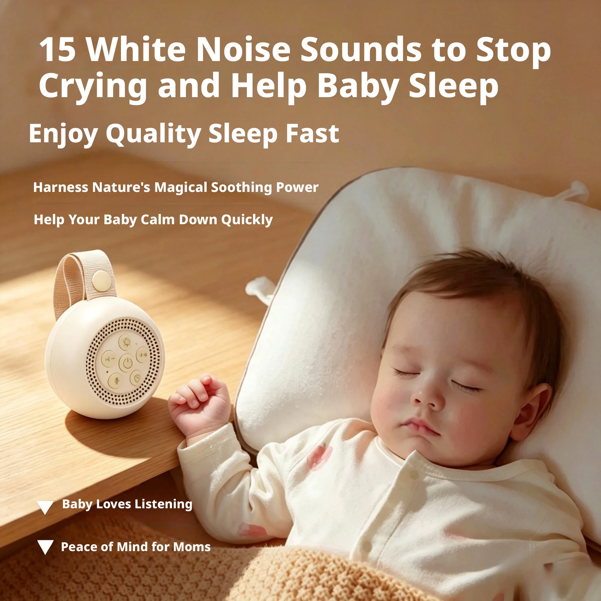 Baby slaapmachine met witte ru - White Noise Machine Sleep recensie en prijs